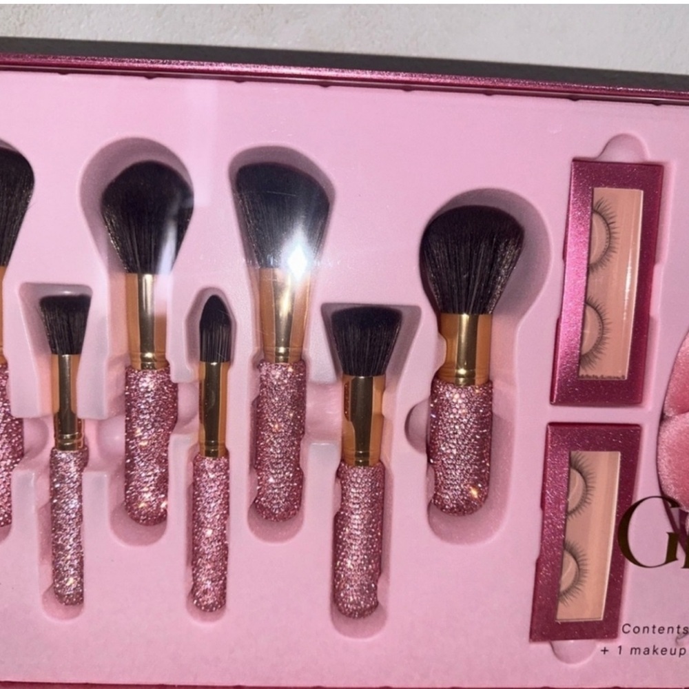 ✨️💕 Blush Glitz & Glam | 30pc Essentials Collection Brush Set pink ✨️💕 - Picture 5 of 9